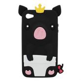 Capa Porquinho Preta - Iphone 4 / 4s